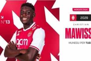 斯基拉：尤文关注摩纳哥20岁后卫马维萨